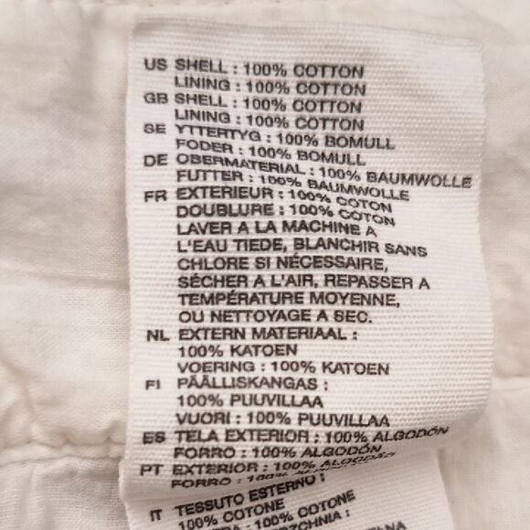 🤍Pure Cotton A-Line White Skirt H&M - Picture 6 of 7